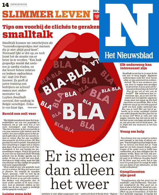 Nieuwsblad-artikel over Smalltalk survival